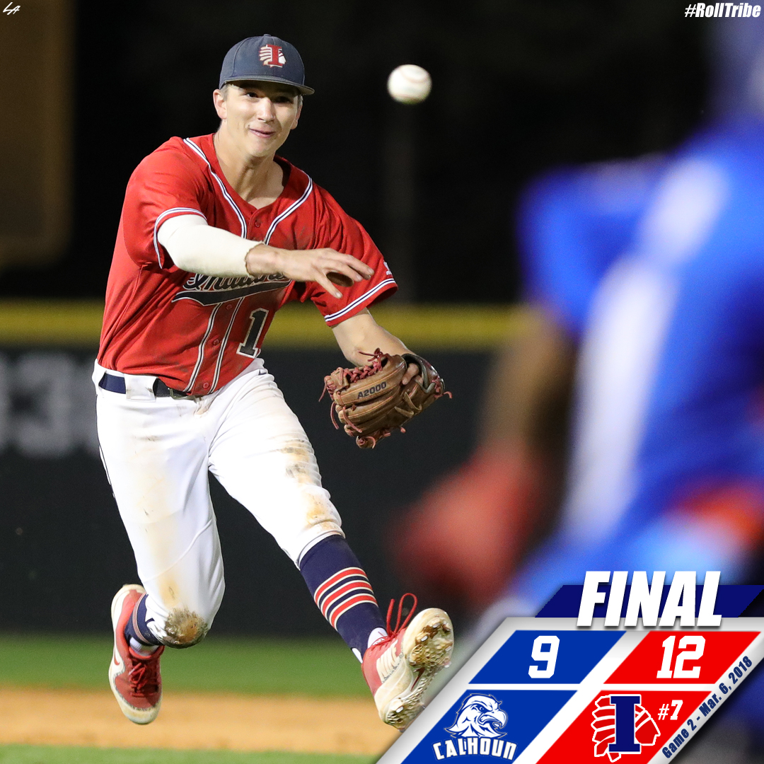 Indians rally to earn game two win and split with Calhoun