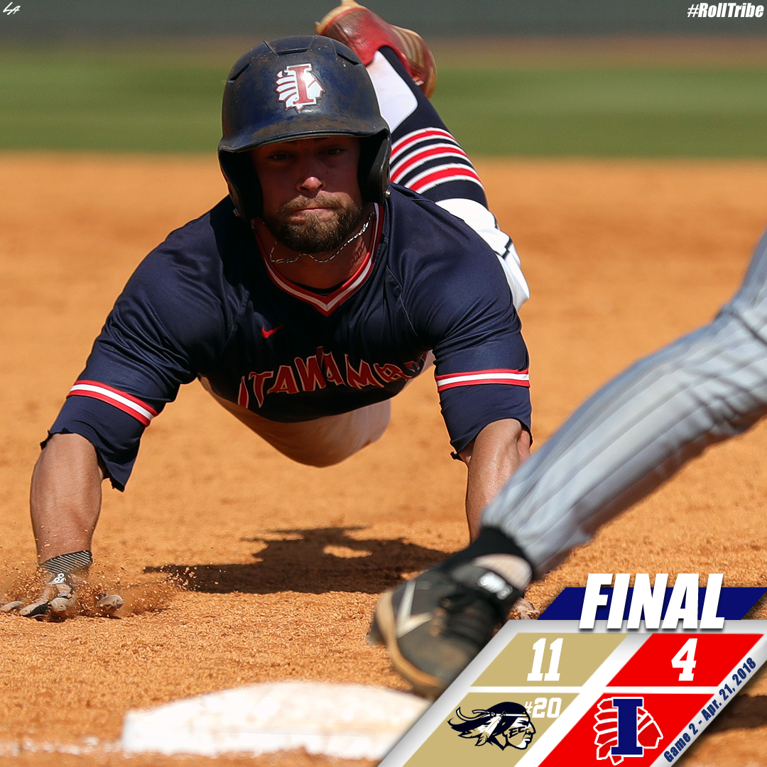 Indians fall to No. 20 East Central in game two