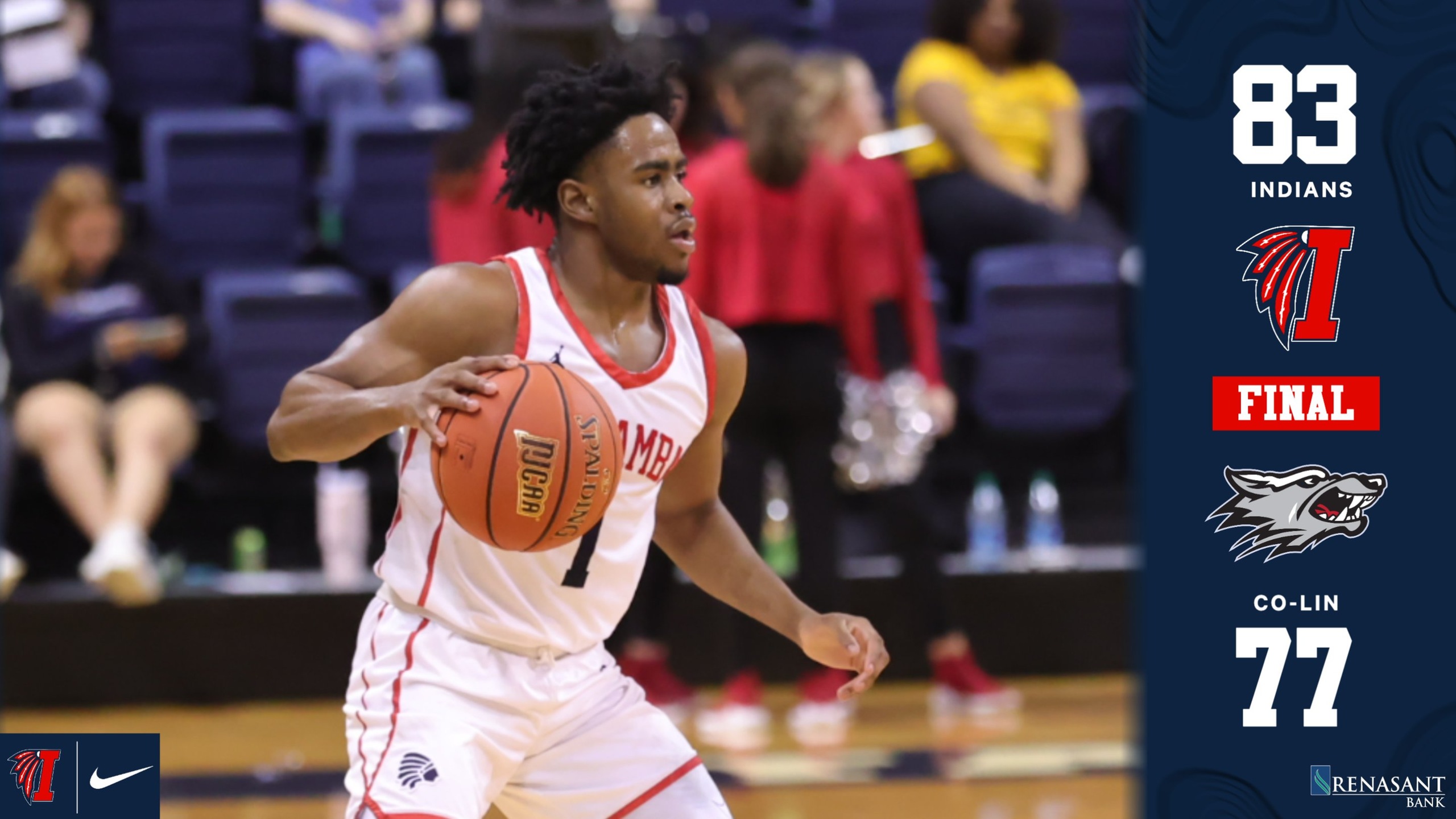 Indians defeat Co-Lin on Sophomore Night, 83-77