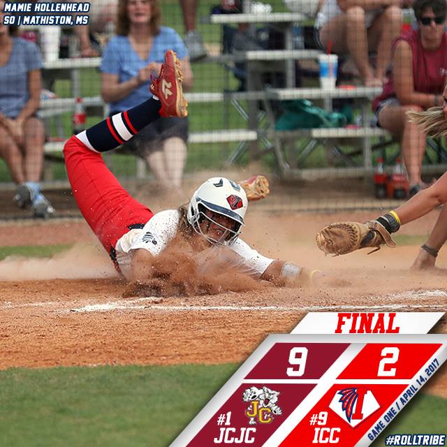 No. 9 Indians fall to No. 1 Jones County, 9-2, in sloppy Game 1