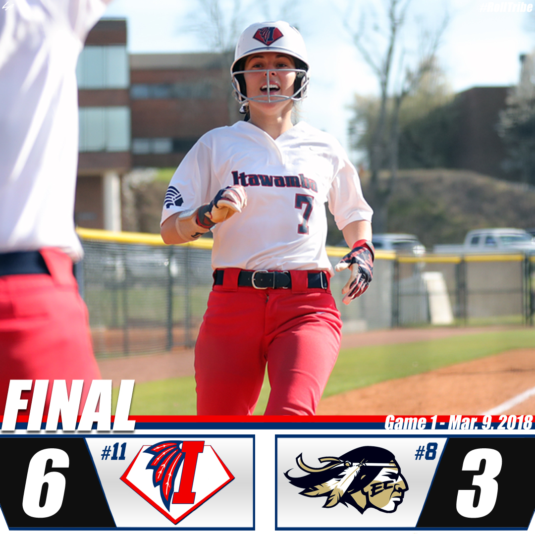 No. 11 Softball hangs on to beat No. 8 East Central, 6-3