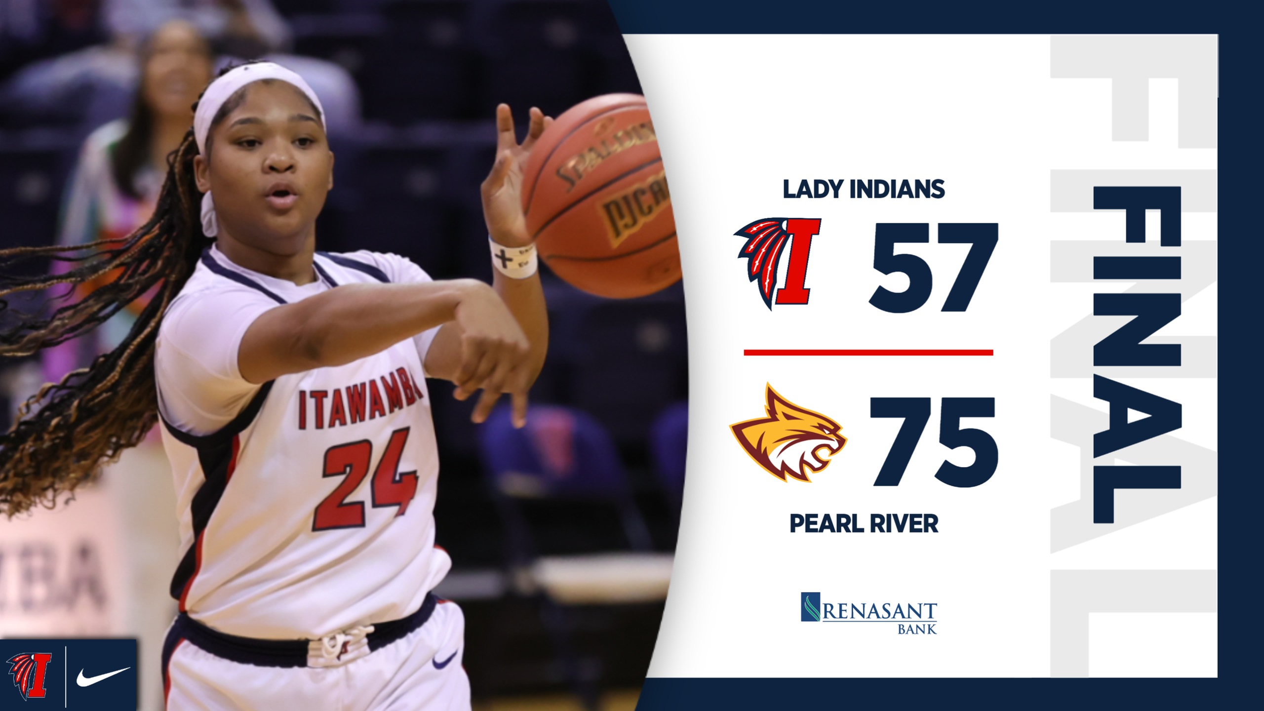Lady Indians suffer first loss of the season against No. 7 Pearl River