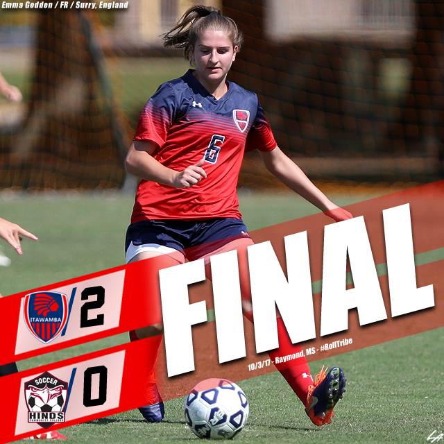 Lady Indians beat Hinds, 2-0