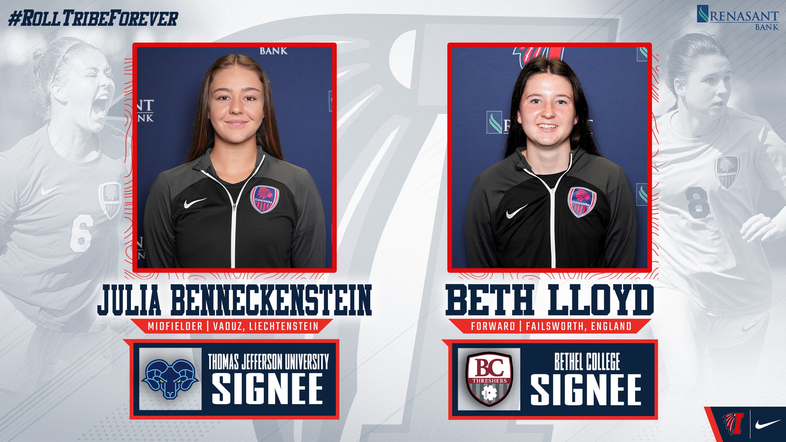 Benneckenstein, Lloyd sign to continue their soccer careers
