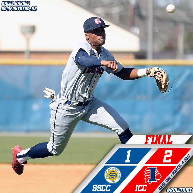 Indians win fifth straight with 2-1 win in game one at Snead State