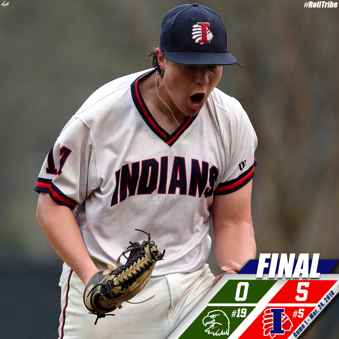 Harding's 14 strikeouts leads No. 5 Indians to win over No. 19 Meridian