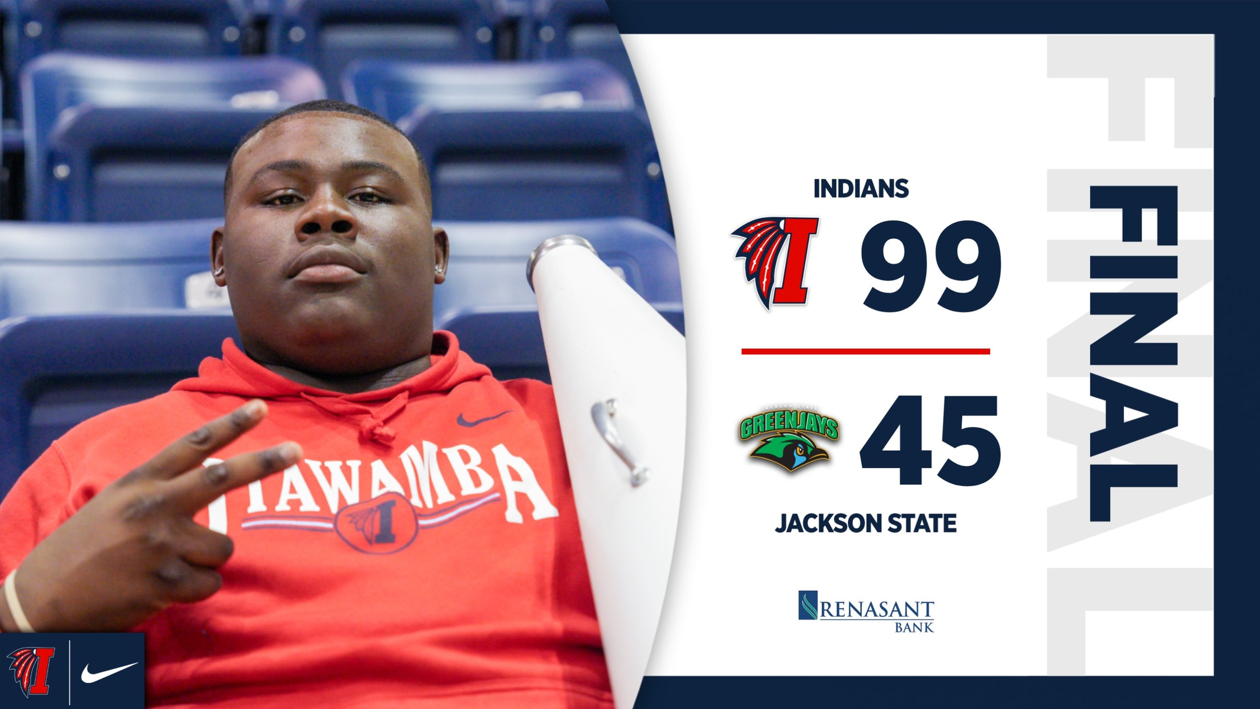 Indians open 2024 with big win at Jackson State
