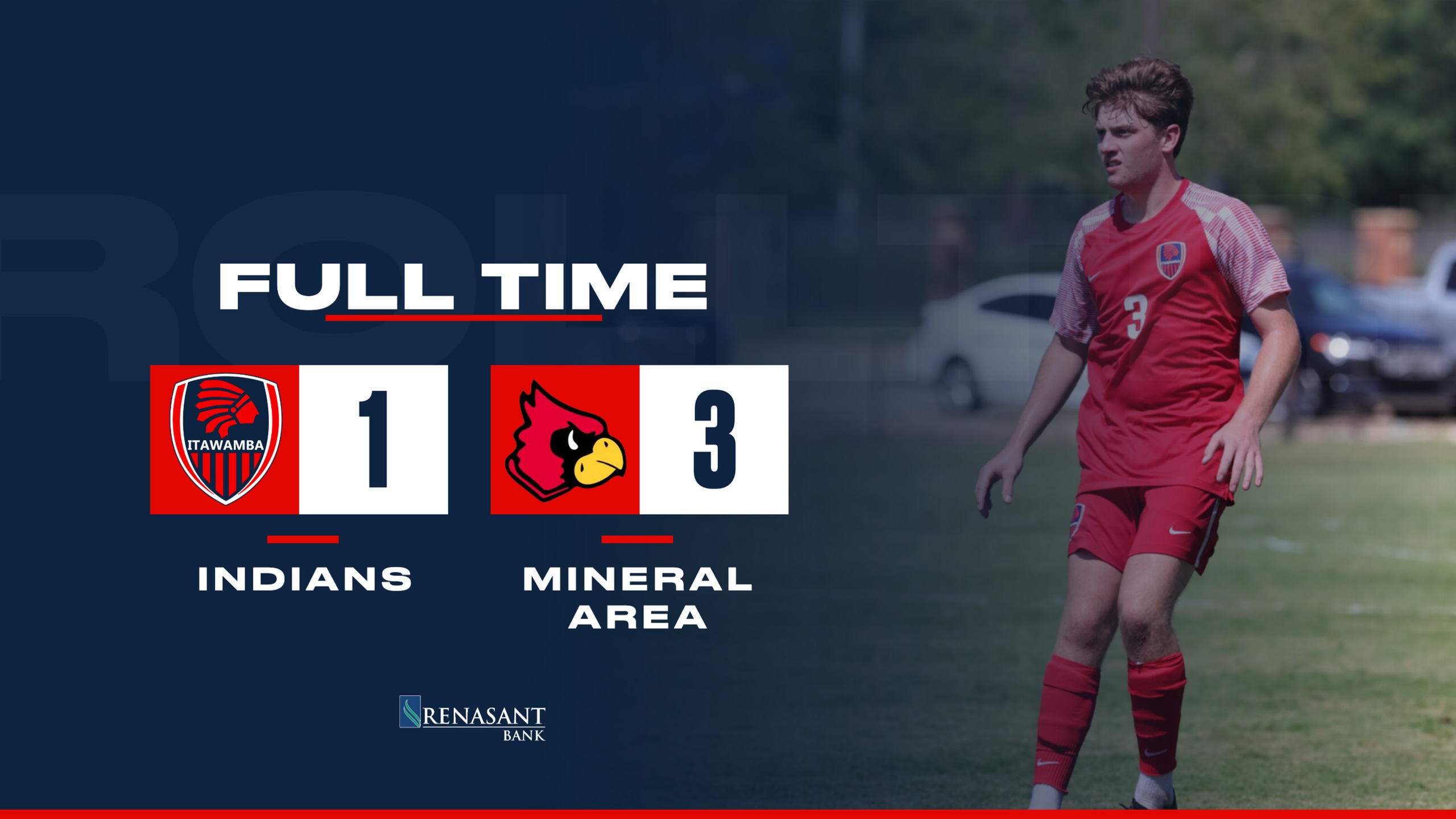 Indians fall to Mineral Area, 3-1