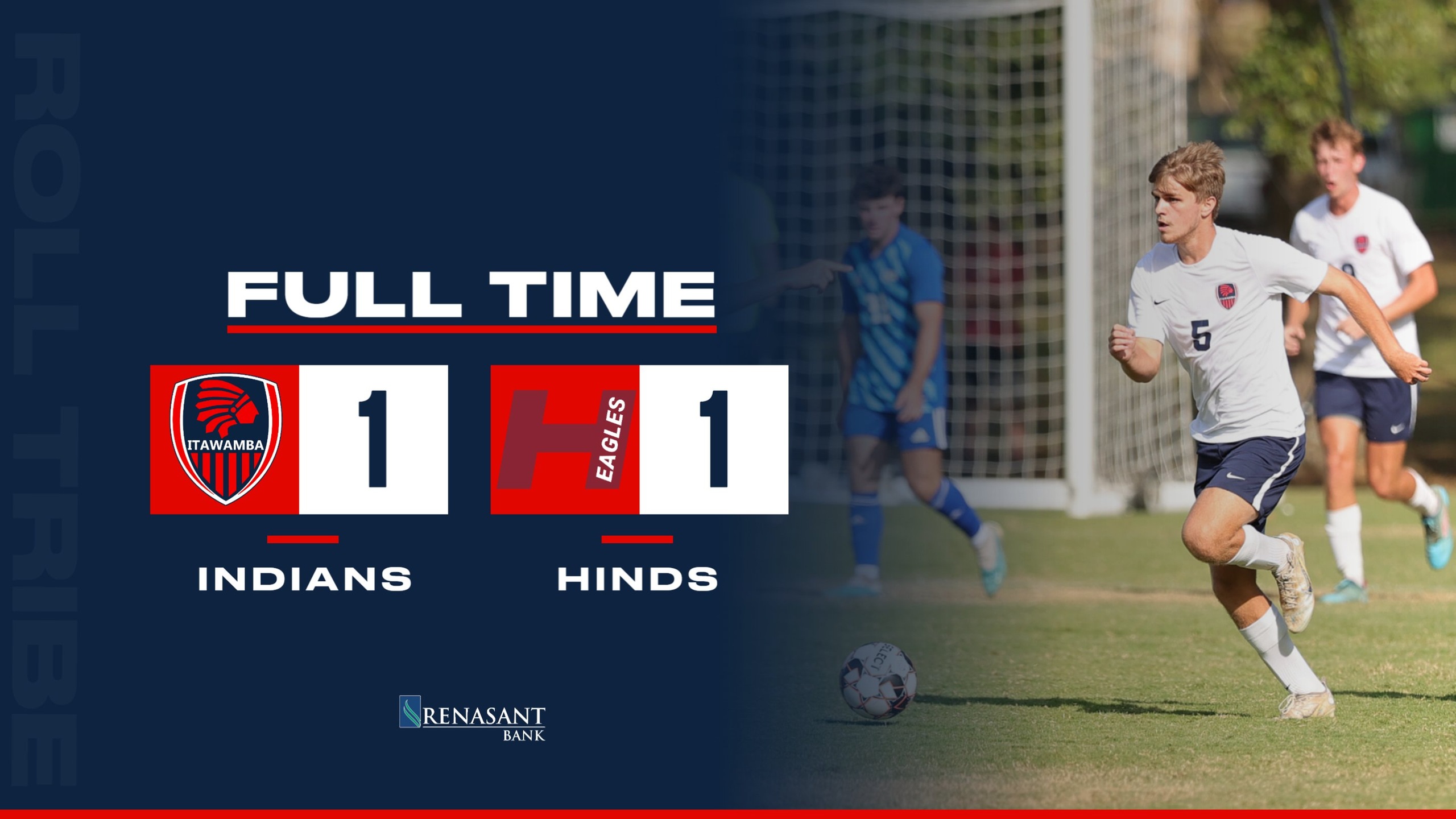 Indians’ match with Hinds ends in 1-1 draw