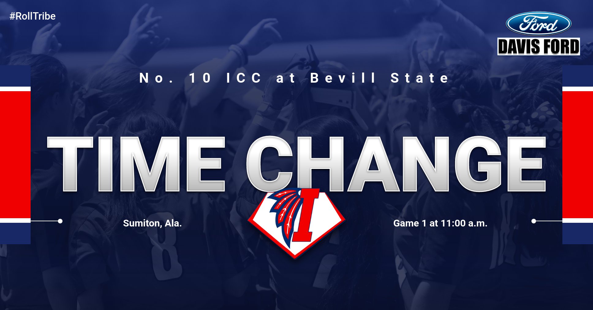 Time change for softball games at Bevill State