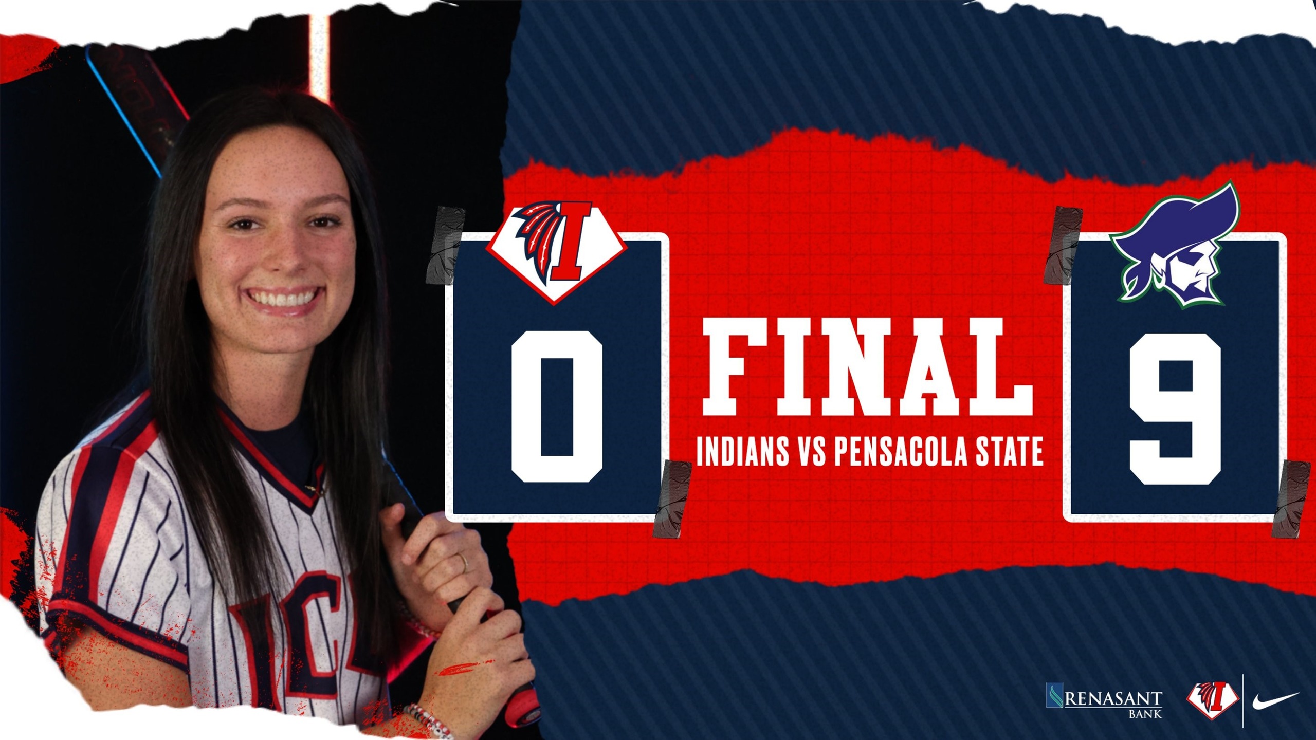Indians fall to Pensacola State
