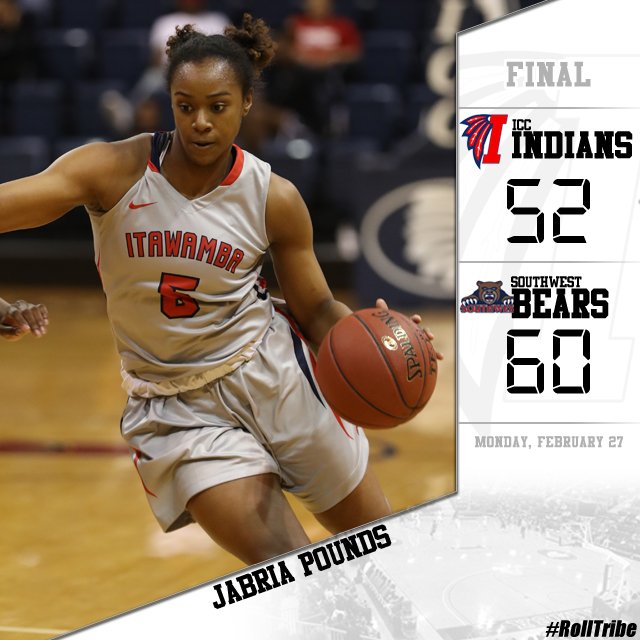 Lady Indians fall to Southwest in MACJC Tourney, 60-52