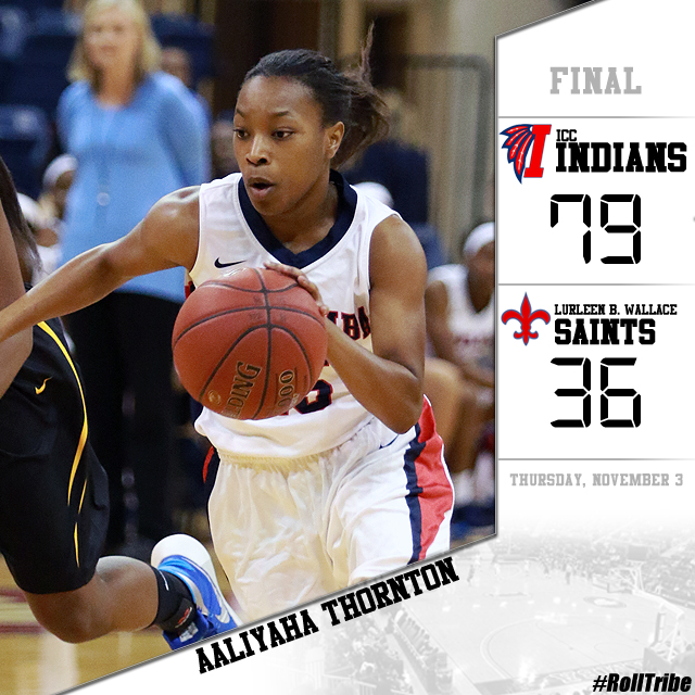 Lady Indians rout Lady Saints, 79-36
